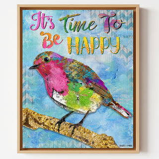 Be Happy Bird Art Print