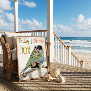Choose Joy Bird Art Print