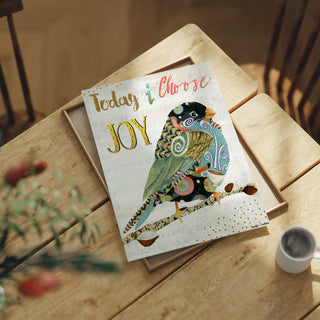 Choose Joy Bird Art Print