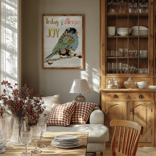 Choose Joy Bird Art Print