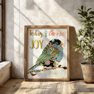 Choose Joy Bird Art Print