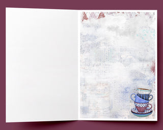 Joy Coffee Greeting Card - Love & Laughter Positive Quote