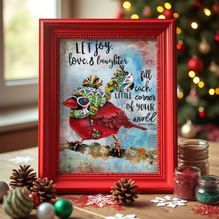 Let Joy Bird Art Print
