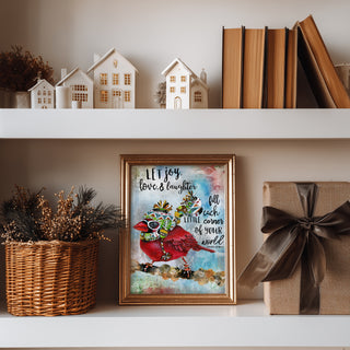 Let Joy Bird Art Print