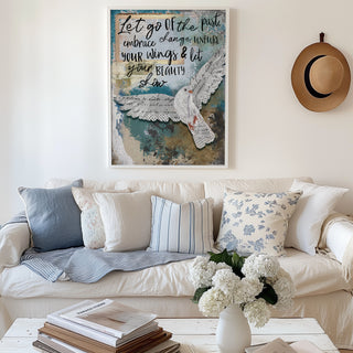 Let Go Dove Art Print