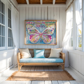 Self Love Butterfly Art Print