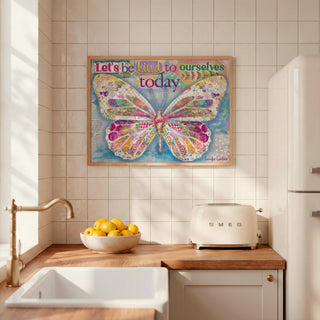 Self Love Butterfly Art Print