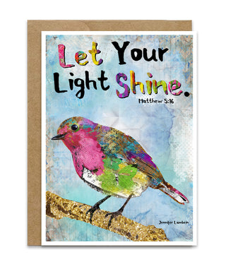 Let Your Light Shine Greeting Card