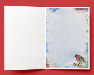 Shine Bird Greeting Card - Christmas Art Notecard