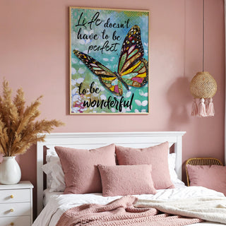 Wonderful Life Butterfly Art Print