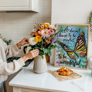 Wonderful Life Butterfly Art Print