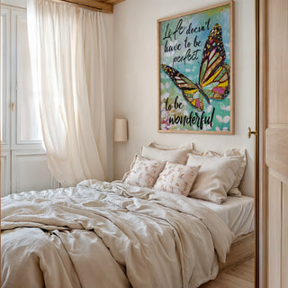 Wonderful Life Butterfly Art Print