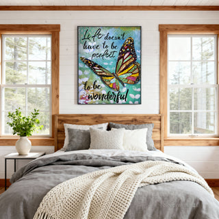 Wonderful Life Butterfly Art Print
