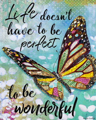Wonderful Life Butterfly Art Print