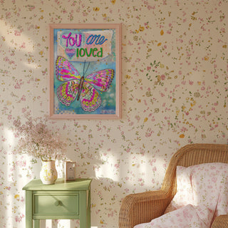 You Are Loved Butterfly Art Print