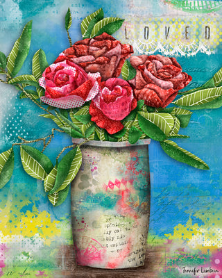 Love Roses Art Print