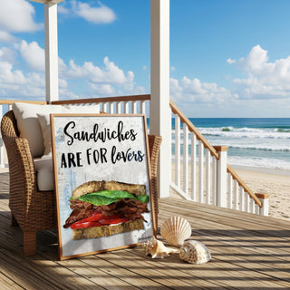 Sandwiches Are For Lovers Art Print