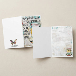 Love & Laughter Coffee Greeting Card