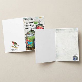 Joy & Love Coffee Greeting Card