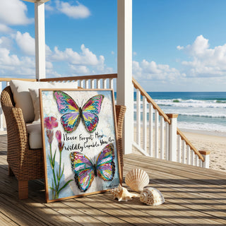 Wildly Capable Butterflies Art Print