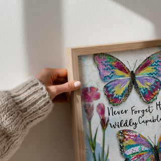 Wildly Capable Butterflies Art Print
