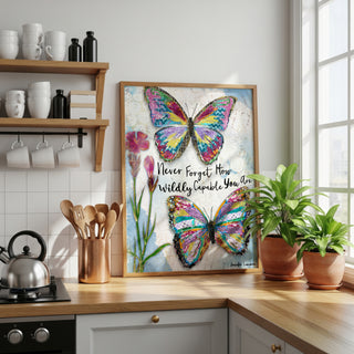 Wildly Capable Butterflies Art Print
