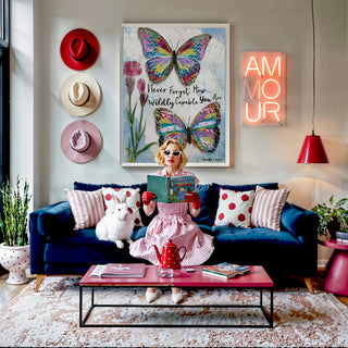 Wildly Capable Butterflies Art Print
