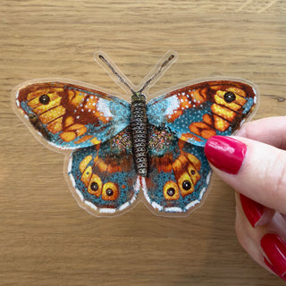 Ocean Sunrise Butterfly Sticker