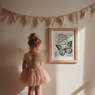 It's Okay Butterfly Art Print