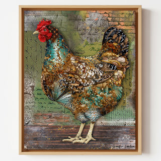 Paris Hen Art Print