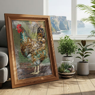 Paris Hen Art Print