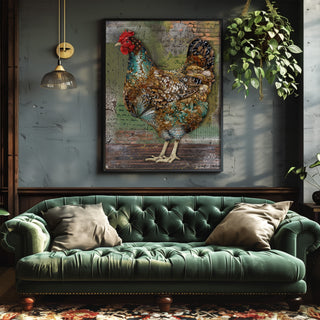 Paris Hen Art Print