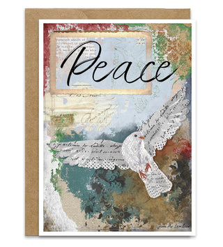 Peace Dove Greeting Card - Art Notecard