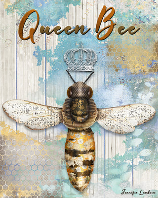 Royal Queen Bee Art Print