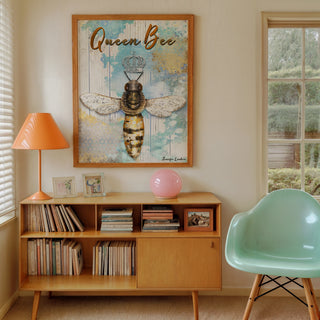 Royal Queen Bee Art Print