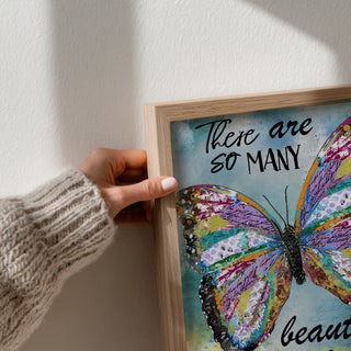 Beautiful Reasons Butterfly Art Print