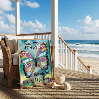 Beautiful Reasons Butterfly Art Print