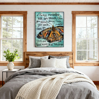 Always Believe Butterfly Art print