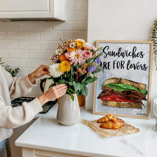 Sandwiches Are For Lovers Art Print