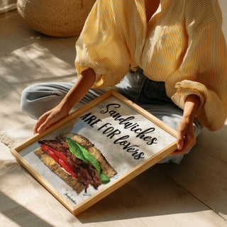Sandwiches Are For Lovers Art Print