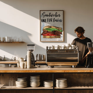 Sandwiches Are For Lovers Art Print