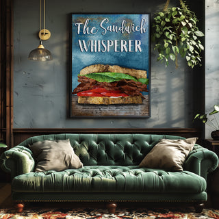 The Sandwich Whisperer Art Print