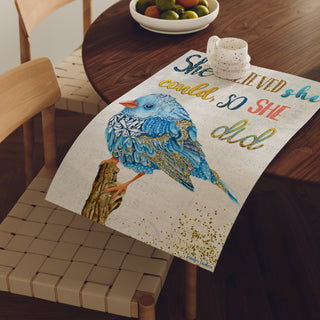 She Believed Bird Art Print
