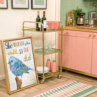 She Believed Bird Art Print
