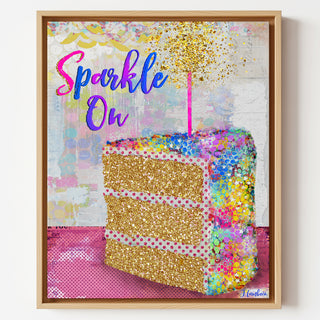 Sparkle On Cake Art Print