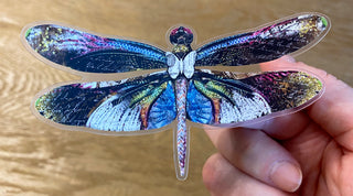 Stargazer Dragonfly Sticker
