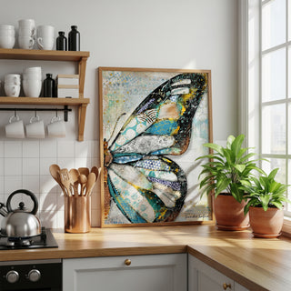 Starlight Butterfly Wing Art Print