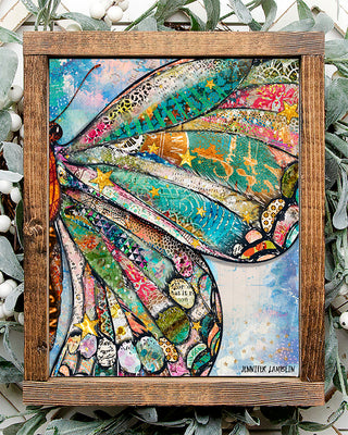 Starlight Dreams Butterfly Wing Art Print