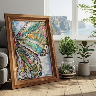 Starlight Dreams Butterfly Wing Art Print