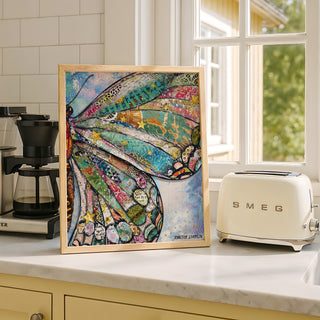 Starlight Dreams Butterfly Wing Art Print